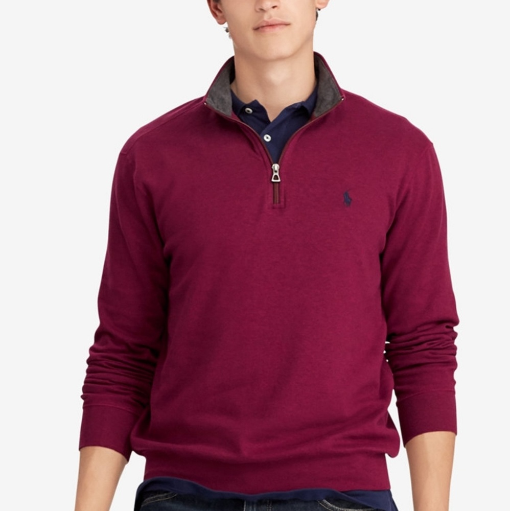Polo Ralph Lauren Men's Jersey Half-Zip Pullover